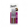 Sharpies dorado y plateado