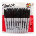 Permanentes Sharpie Negros 20 unidades.